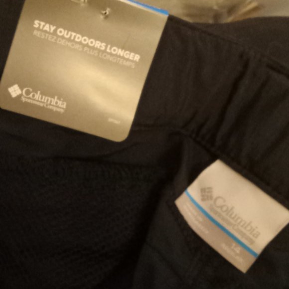 Columbia Women's Silver Ridge 2.0 Convertible Pants Black Winter snow NWT sz 14R - Picture 4 of 4